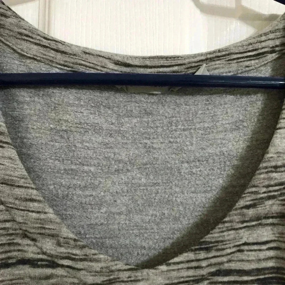 Athleta Grey Sporty Tee Dress V-Neck  Extra Small - Picture 7 of 16
